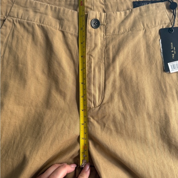 Rag & Bone Men’s Brighton Cotton & Linen Chino Pants Sz 29 Rugged Brown Summer - Picture 6 of 12